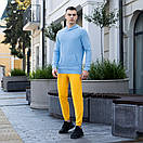 Худі Pobedov 97 з капюшоном світло-синього кольору, фото 6