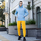 Худі Pobedov 97 з капюшоном світло-синього кольору, фото 7