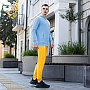 Худі Pobedov 97 з капюшоном світло-синього кольору, фото 8