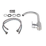 Змішувач для кухні Lidz Vida 015F (k35) LDVID015FNKS43355 Nickel, фото 3