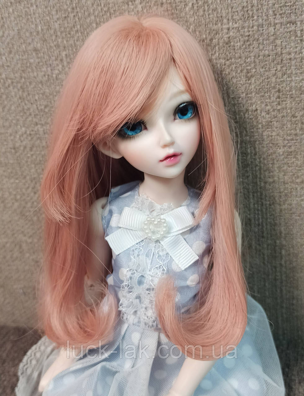 Перука для ляльки BJD 1/4 або 1/6 (15-17 см)