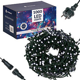 Гірлянда вулична (зовнішня) Springos 60 м 1000 LED CL1004 Cold White