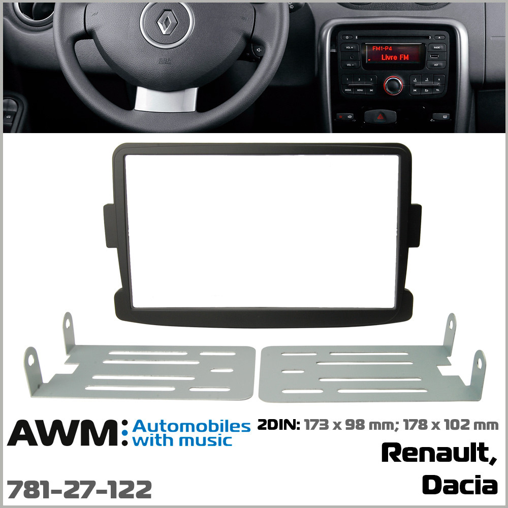 Перехідна рамка Renault, Dacia AWM 781-27-122, фото 1