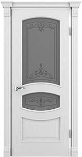 Двері модель 50 Ясен білий Емаль (засклена)