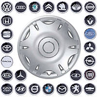 Ковпаки гнучкі на колеса R15 SKS-305 + емблеми на вибір (Mercedes Vito. W204)