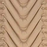 Спальний килимок (каремат) утеплений надувний Klymit Insulated Static V Luxe SL Coyote-Sand єдиний, фото 3