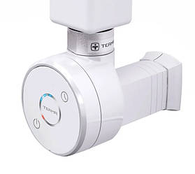 Білий ТЕН TERMA DRY MS White з таймером 1-5 годин (Польща) + Маскування кабелю (без розетки); 1/2"