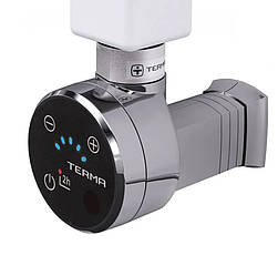 Електричний ТЕН TERMA MOA IR MS chrome (маскування кабелю) з регулятором + таймер 2 год. + під пульт ДК + звук