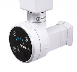 Білий ТЕН MOA IR MS white з маскуванням кабелю, + регулятор + таймер 2 год. + під пульт ДК + звук. Польща, 1/2"