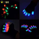 Світлодіодні рукавички RESTEQ, що світяться в темряві, блимають 6 режимів, фото 2