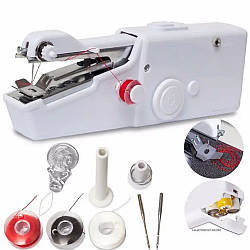 Ручна швейна машинка Handy stitch WJ-07, Біла / Автономна портативна швейна машинка