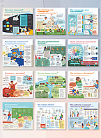 Книга Комплект коуч-плакатов «Чему не учат в школе» (на русском языке). Автор - Ivi Green