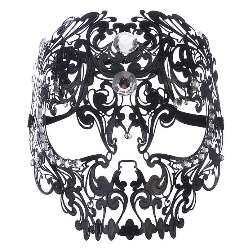 Жіноча карнавальна маска RESTEQ, Витончена металева маска на Хелловін