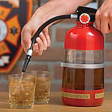 Резервуар RESTEQ для коктейлів у вигляді вогнегасника. Ємність для напоїв для алкоголю 1,5л Штоф для віскі, фото 10