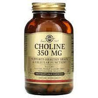 Choline 350 mg Solgar, 100 капсул