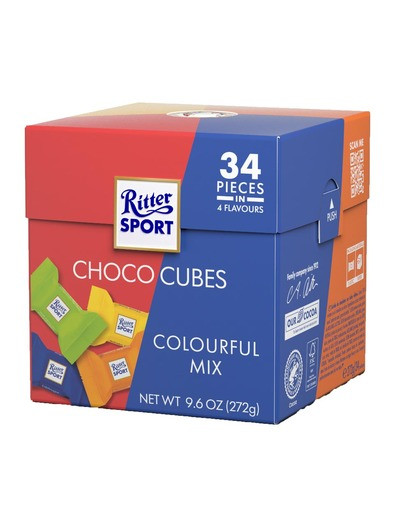 Лімітована серія шоколадних цукерок Ritter Sport Colourful Mix 272 г
