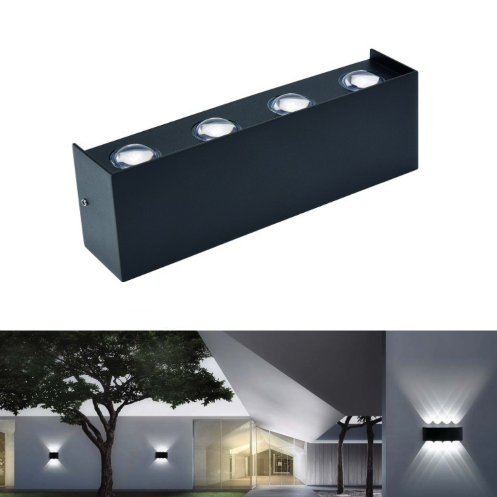 Фасадний настінний SMD LED Світильник HOROZ PROTON/S 8W, фото 1