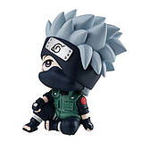 Аніме фігурки Kakashi в коробці. Ігрова фігурка Хатаке Какаші 8 см. Фігурка милий Какасі, фото 4