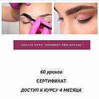 Онлайн курс по бровям"Бровист PRO ONLINE 60 уроков Курс по бровям онлайн