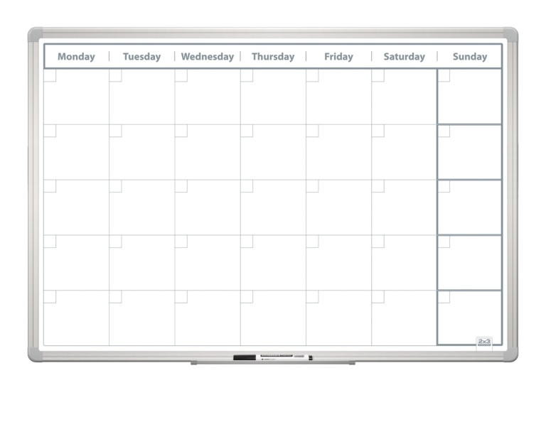 Планер 2х3 на МІСЯЦЬ у алюмінієва рамка ALU23 90x60 (TP004)