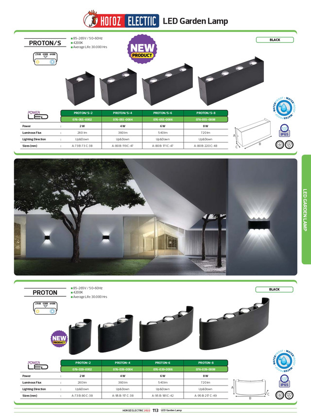 Архитектурный Светильник из серии Horoz PROTON фото