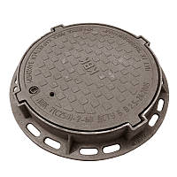 Люк чавунний типу "Т" із замком С250 з п/п "Кіїводоканал"