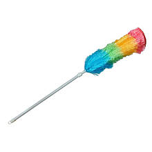 Мітла для видалення пилу Feniks Веселка 91-127 см з телескопічною ручкою антистатична