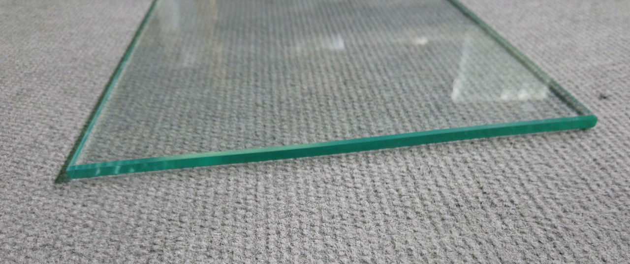 Полиця скляна пряма 6 мм прозора за розмірами замовника