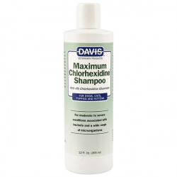 Davis (Девіс) Maximum Chlorhexidine Shampoo шампунь шампунь для собак і котів 355 мл