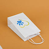 Пакет подарунковий 150*90*240 пакети для сувенірів з малюнком "Лапа" Святкові пакети для патріотичних сувенірів, фото 5