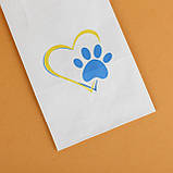 Пакет подарунковий 150*90*240 пакети для сувенірів з малюнком "Лапа" Святкові пакети для патріотичних сувенірів, фото 9