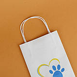 Пакет подарунковий 150*90*240 пакети для сувенірів з малюнком "Лапа" Святкові пакети для патріотичних сувенірів, фото 8