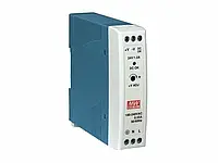 Блок питания на DIN рейку Mean Well, MDR-20-24, 24V, 24W, 1А, IP20