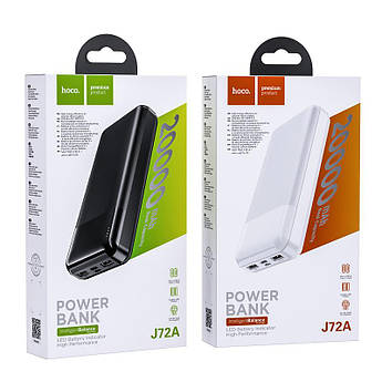 Power Bank Hoco J72A Easy travel 20.000mAh / LED чорний / білий