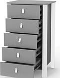 Комод Верес 600 Монако високий графіт, фото 2