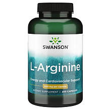 Swanson L-Arginine 500 mg 200 Caps