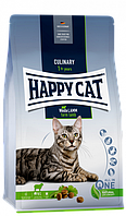 Сухой корм для взрослых кошек Happy Cat Culinary Weide Lamm, со вкусом ягненка, 1.3 кг