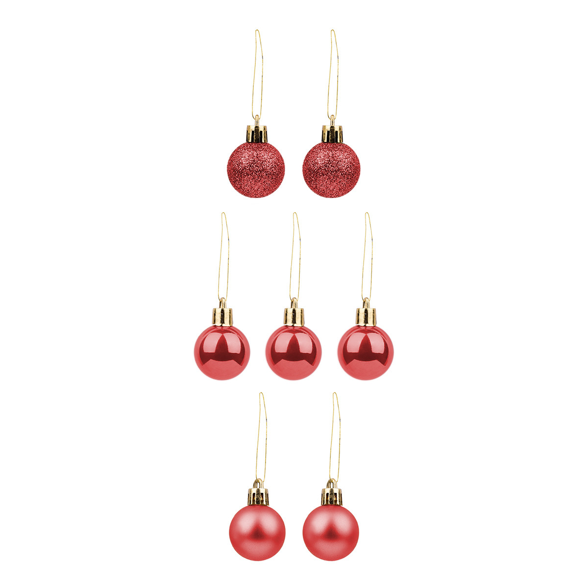 Куля Yes! Fun d-3 cм 7 шт / уп, червоний, фото 1