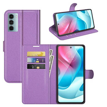 Чохол-книжка Litchie Wallet для Motorola G200 Violet