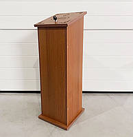 Ящик (карнавка) церковный для пожертвований напольный деревянный, 23х25х79 см