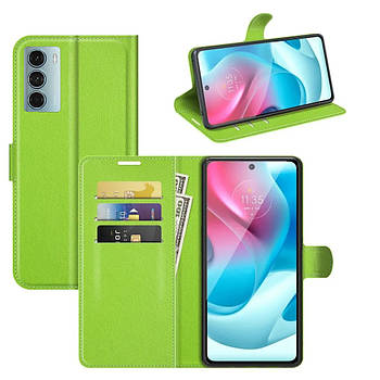 Чохол-книжка Litchie Wallet для Motorola G200 Light Green