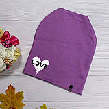 Жіноча шапка з принтом LOVE, фото 2