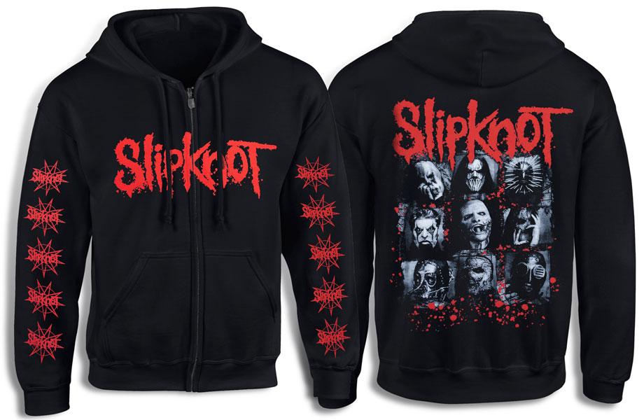 Толстовка на змійці SLIPKNOT Bloody Masks