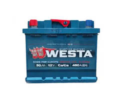 Акумулятор автомобільний Westa 6CT-50 Аз Premium