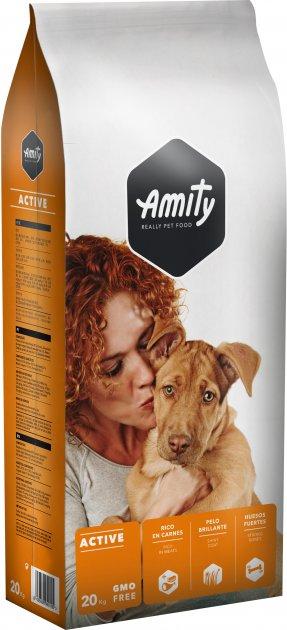 Сухий корм для активних собак всіх порід Amity Eco Line Active 20 кг