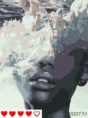 Картины По Номерам "Женщина-океан" Барвы Холст на Подрамнике 40x50 См ...