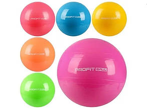 Гімнастичний м'яч фітбол для фітнесу Profi MS 0382 - 65 см (6 кольорів)