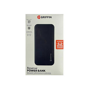 Портативний зарядний пристрій GRIFFIN для USB 16000MAH GP-148-BLK, фото 2