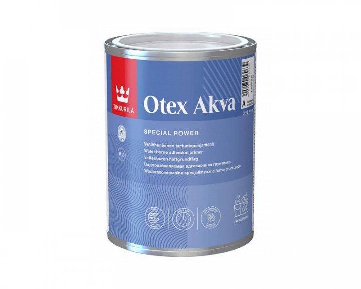 Водорозчинна адгезійна ґрунтовка TIKKURILA OTEX AKVA (ТІККУРІЛА ОТЕКС АКВА) 0.9 л(А) біла