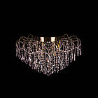 Кришталева люстра на 6 ламп Е27 з підсвічуванням основи та пультом д/у PM-E3159/6+6/AB/LED, фото 5